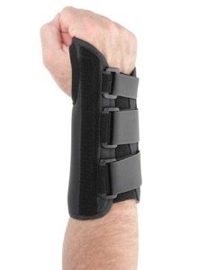 Wrist / Forearm Brace Ossur Formfit Aluminum / Cotton / Polyester Right Hand Black Large