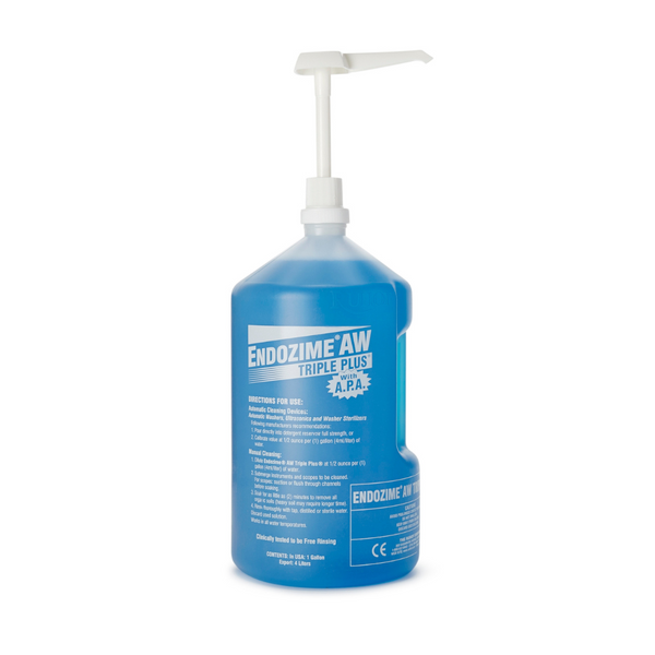 Multi Enzymatic Instrument Detergent Endozime AW Triple Plus with APA Liquid 1 gal. Jug Tropical Scent