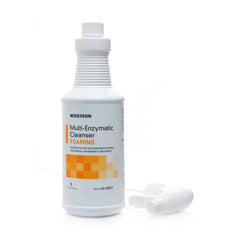 multi enzymatic instrument detergent mckesson foam rtu 1 quart bottle fresh rain scent packaging type each
