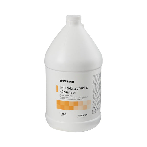 Multi Enzymatic Instrument Detergent McKesson Liquid 1 gal. Jug Spring Fresh Scent