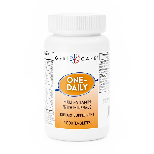 Multivitamin Supplement with Minerals Geri Care Tablet 1,000 per Bottle