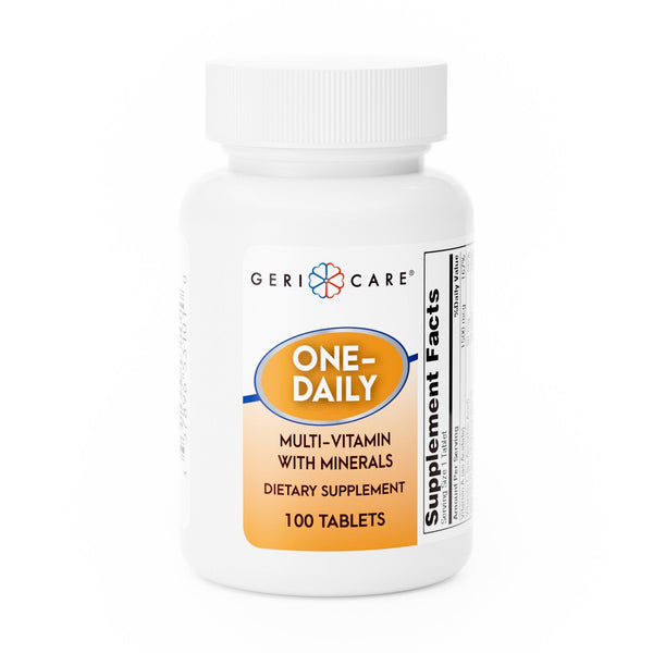 Multivitamin Supplement with Minerals Geri Care Tablet 100 per Bottle