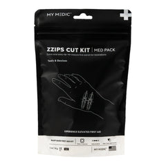 First Aid Kit My Medic MED PACKS ZZIPS Cut Kit Plastic Pouch