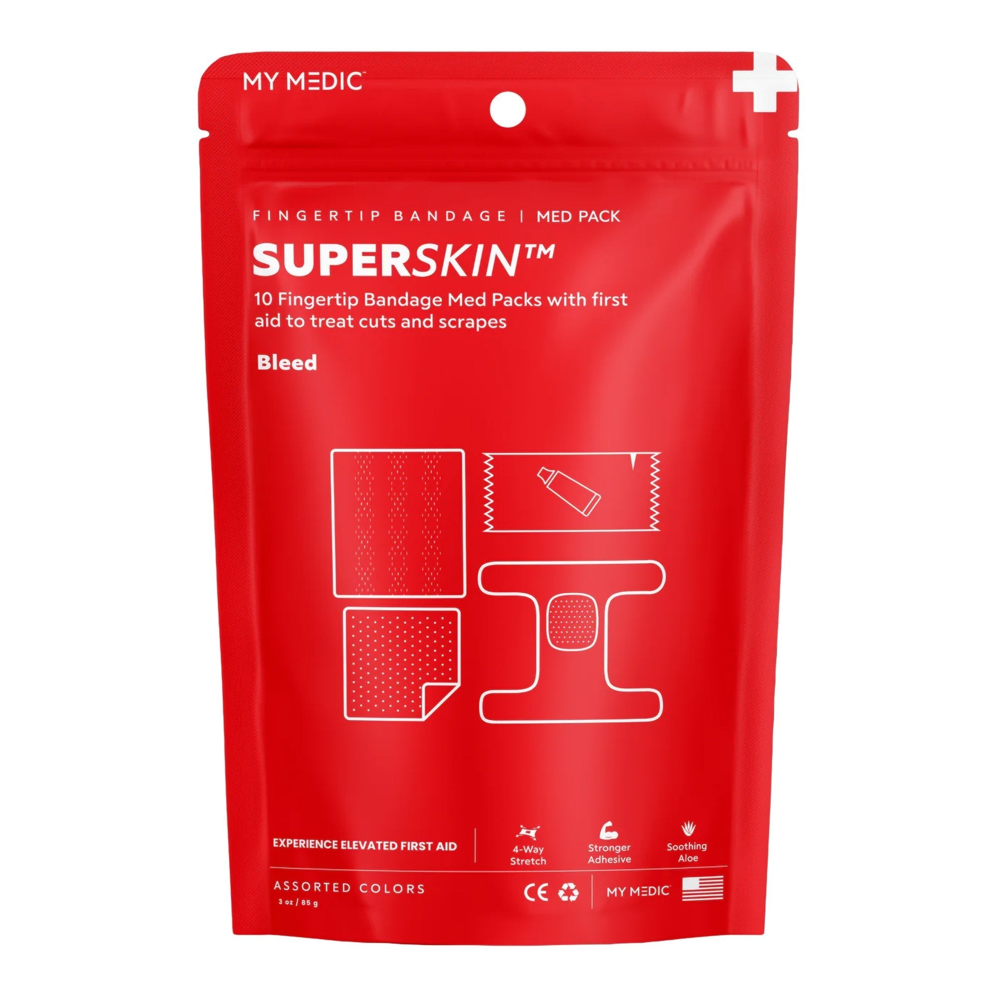 First Aid Kit My Medic SUPERSKIN Fingertip Pouch