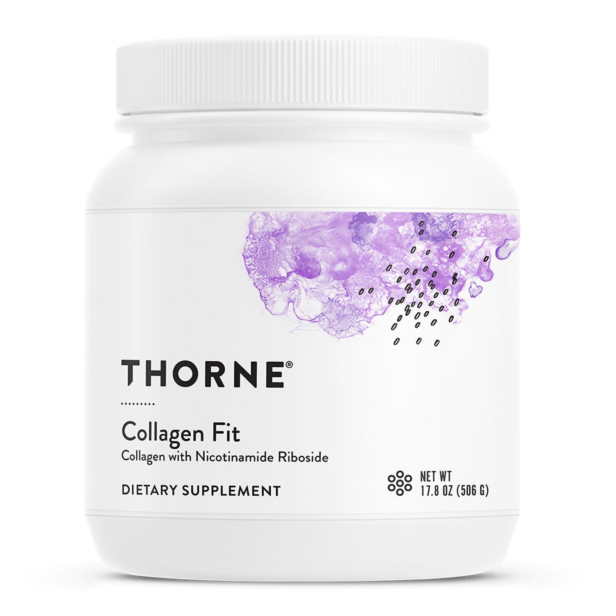 Oral Supplement THORNE® Collagen Fit Unflavored Powder 17.8 oz. Canister