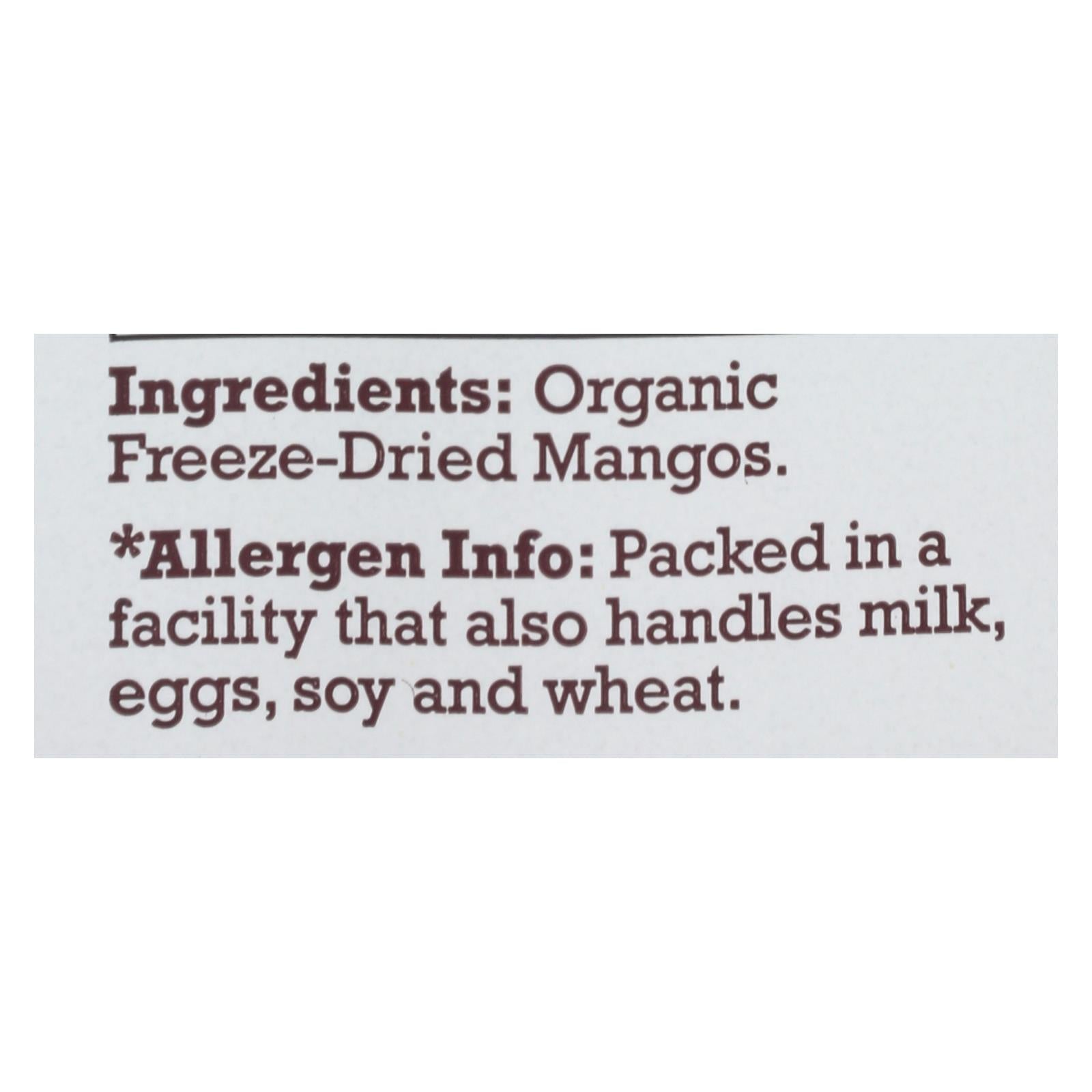 natierra freeze dried mangos case of 12 1 5 oz