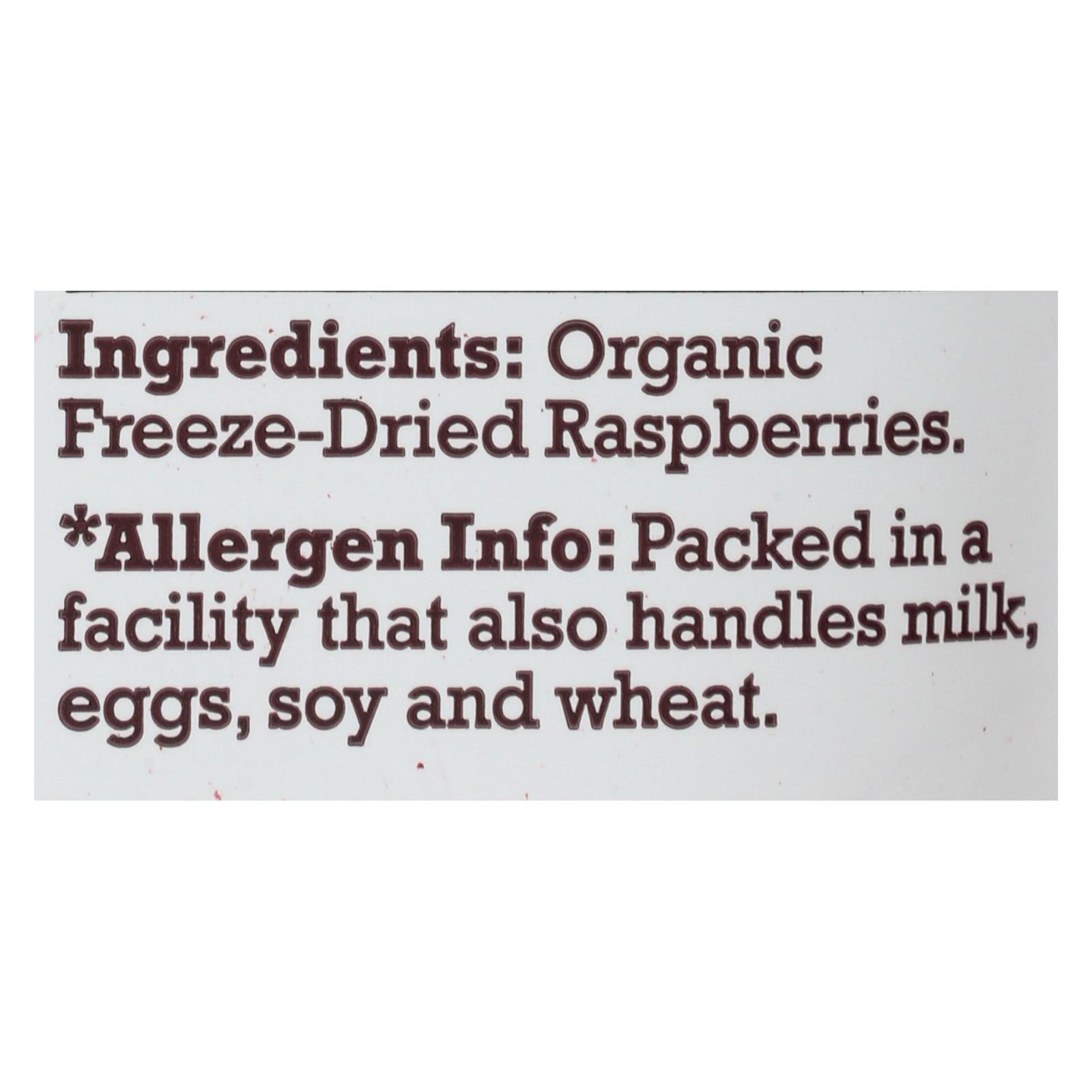 natierra freeze dried raspberries case of 12 1 3 oz
