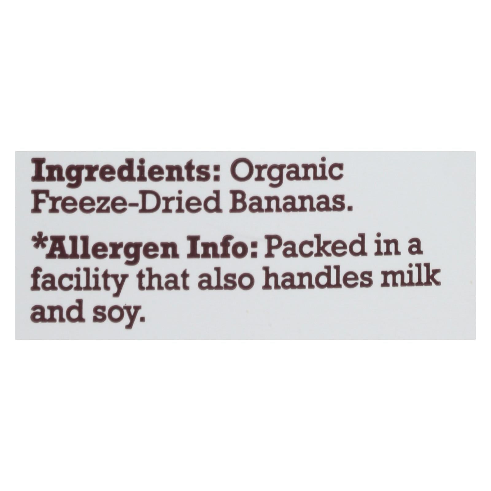 natierra organic freeze dried raw banana case of 12 2 5 oz