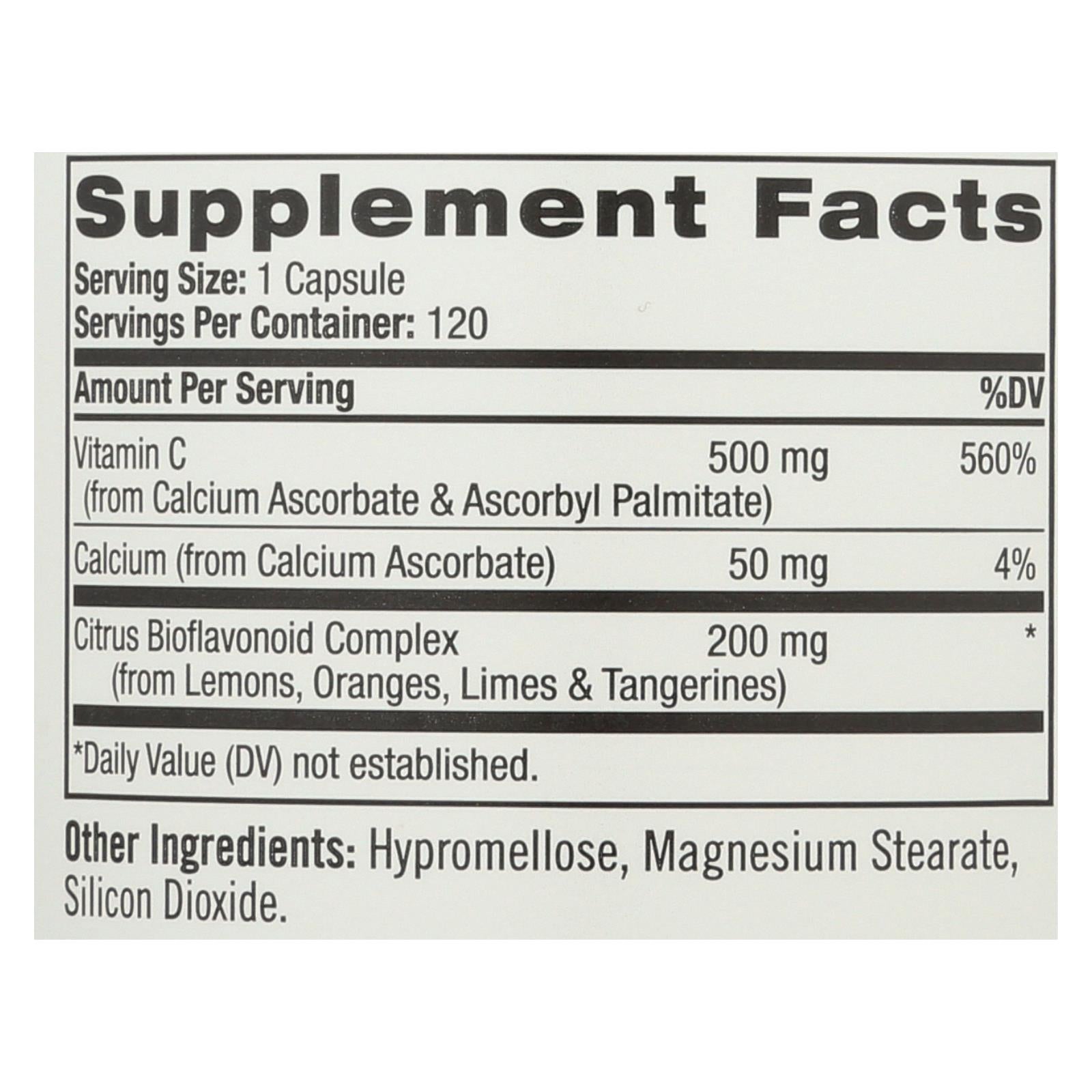 natrol easy c 500 mg 120 vegetarian capsules