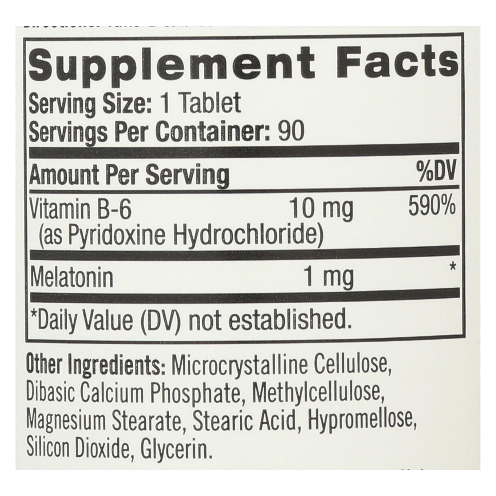 natrol melatonin time release 1 mg 90 tablets