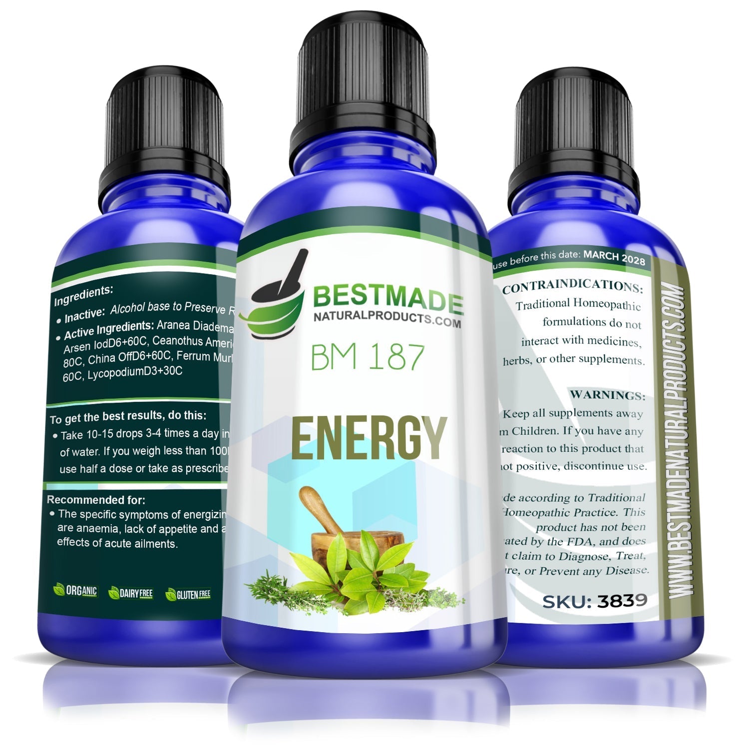 Natural Energy Remedy, Energy Booster Supplement, 30Ml  