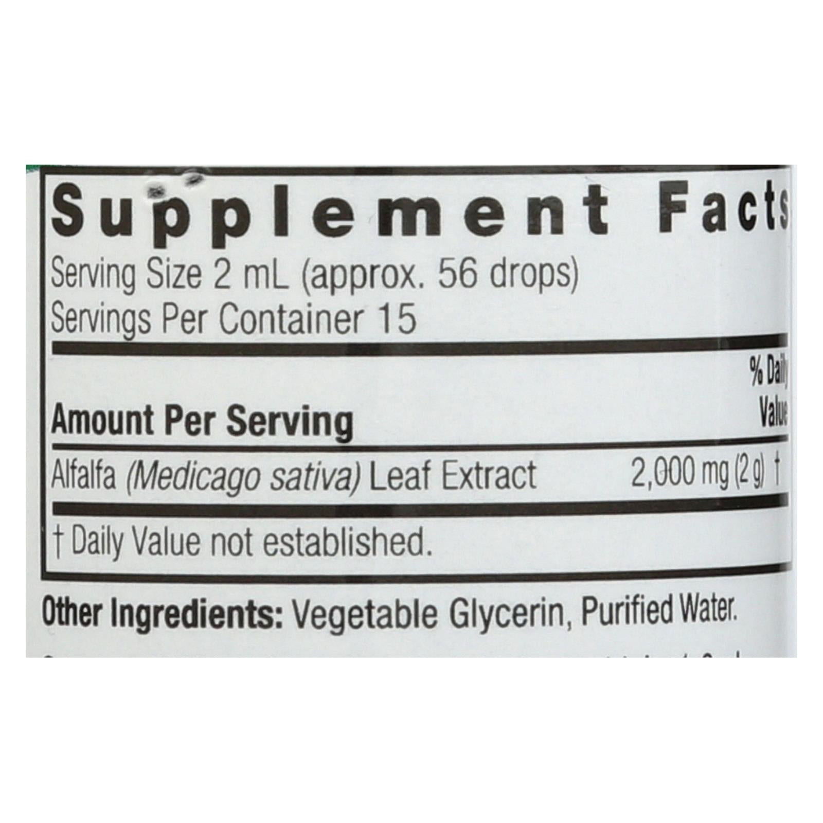 natures answer alfalfa herb 1 fl oz