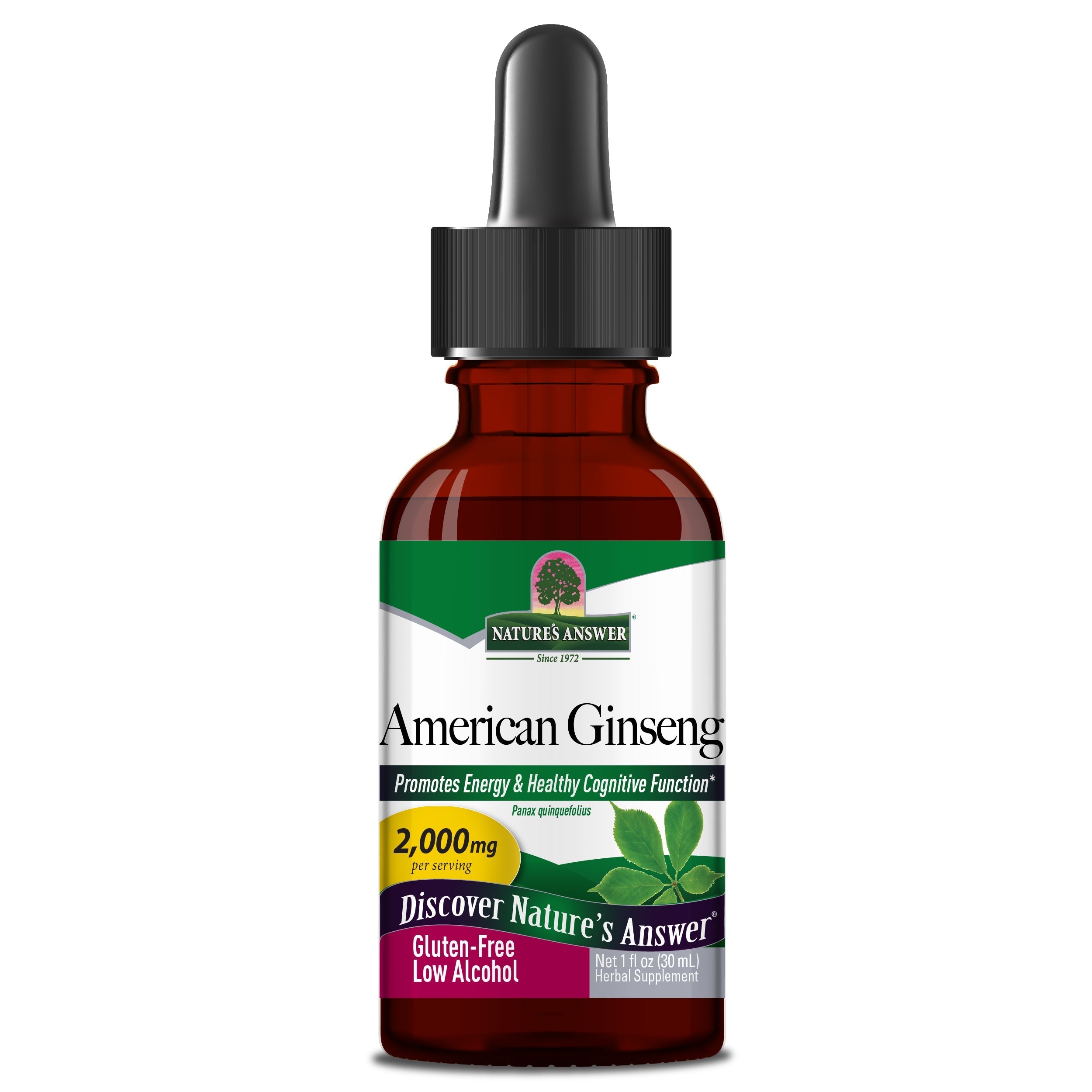 Nature's Answer - American Ginseng Root - 1 Fl Oz