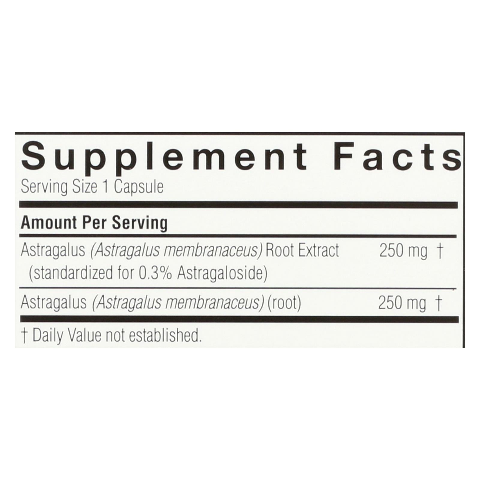 natures answer astragalus root extract 60 vegetarian capsules