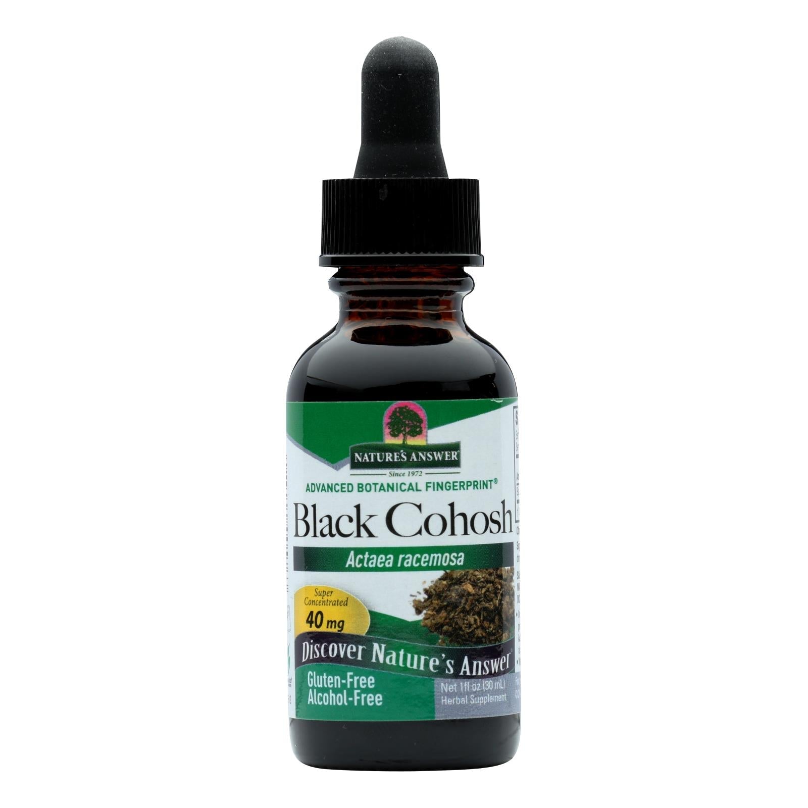 natures answer black cohosh root alcohol free 1 fl oz