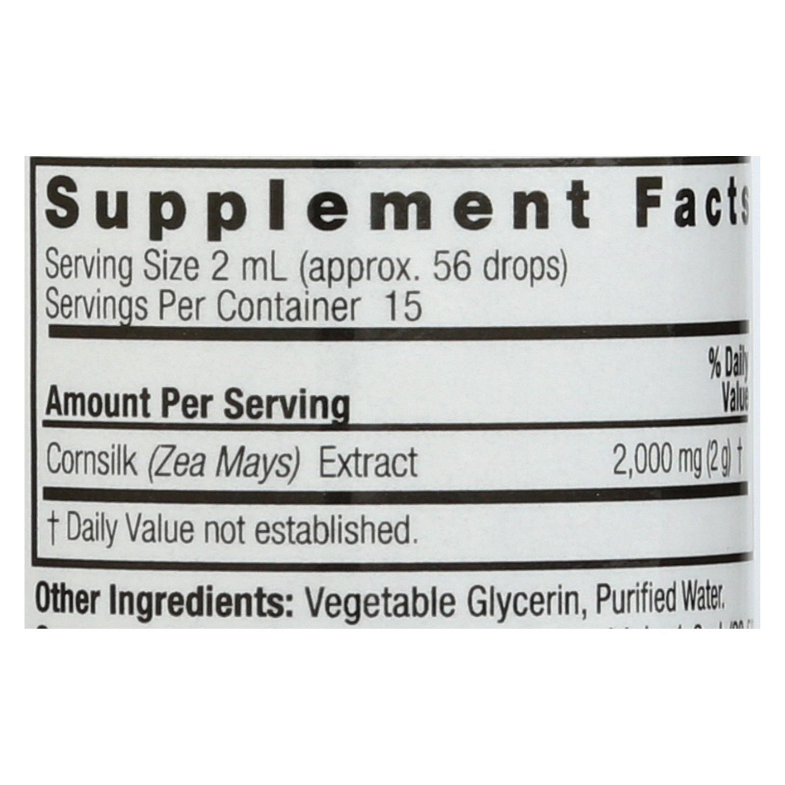 natures answer cornsilk alcohol free 1 fl oz