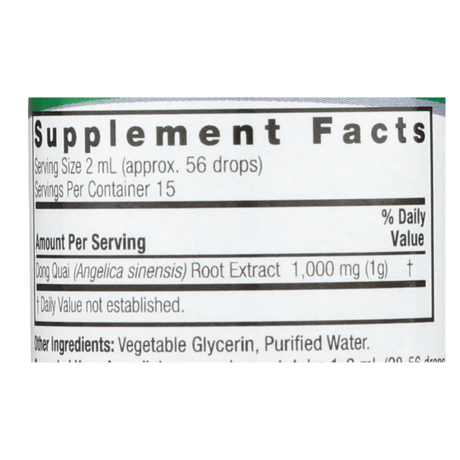 natures answer dong quai root alcohol free 1 fl oz