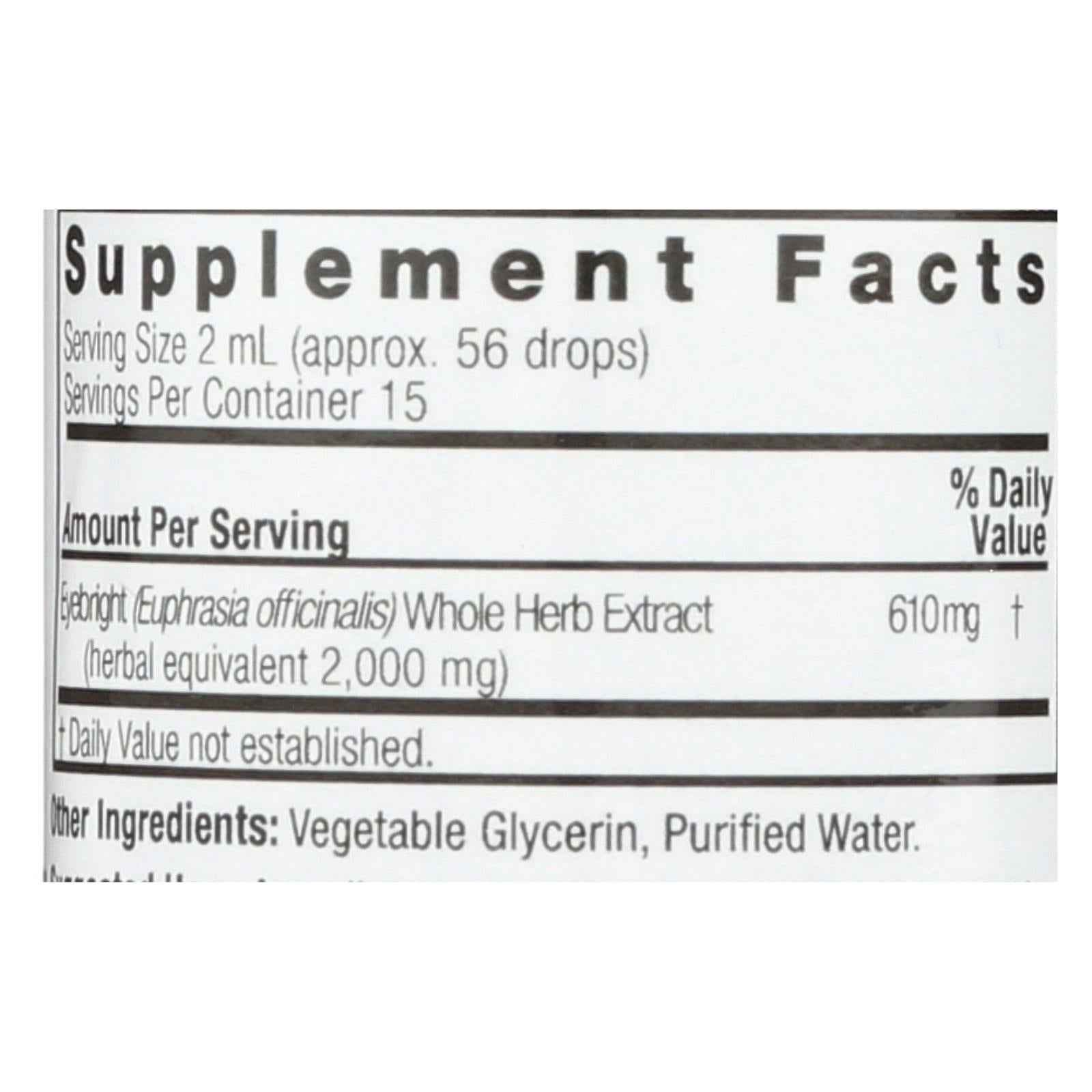 natures answer eyebright herb alcohol free 1 fl oz