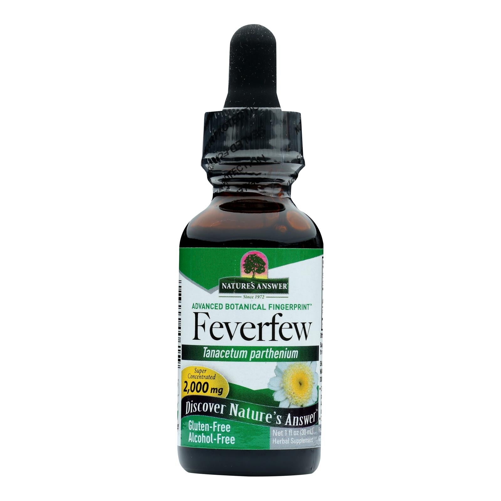 natures answer feverfew leaf alcohol free 1 fl oz