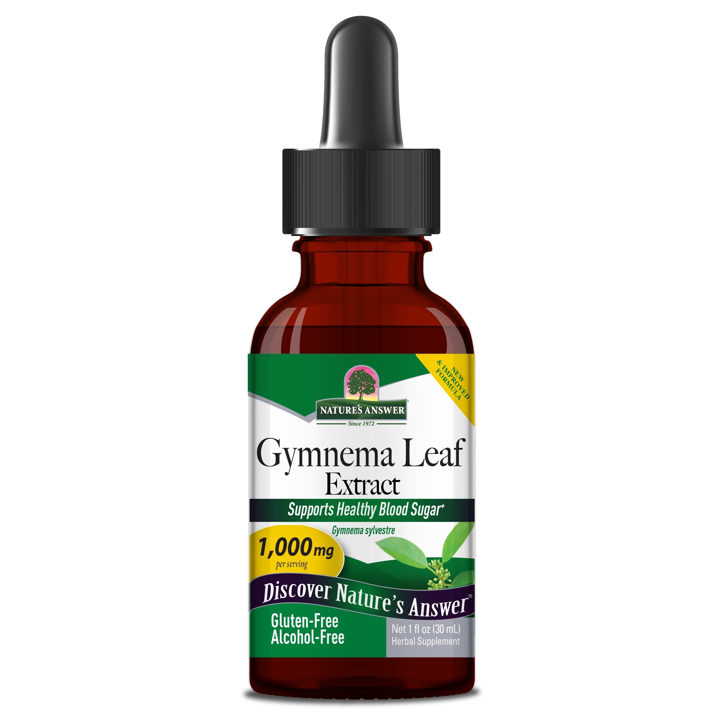 Nature's Answer - Gymnema Leaf Alcohol Free - 1 Fl Oz