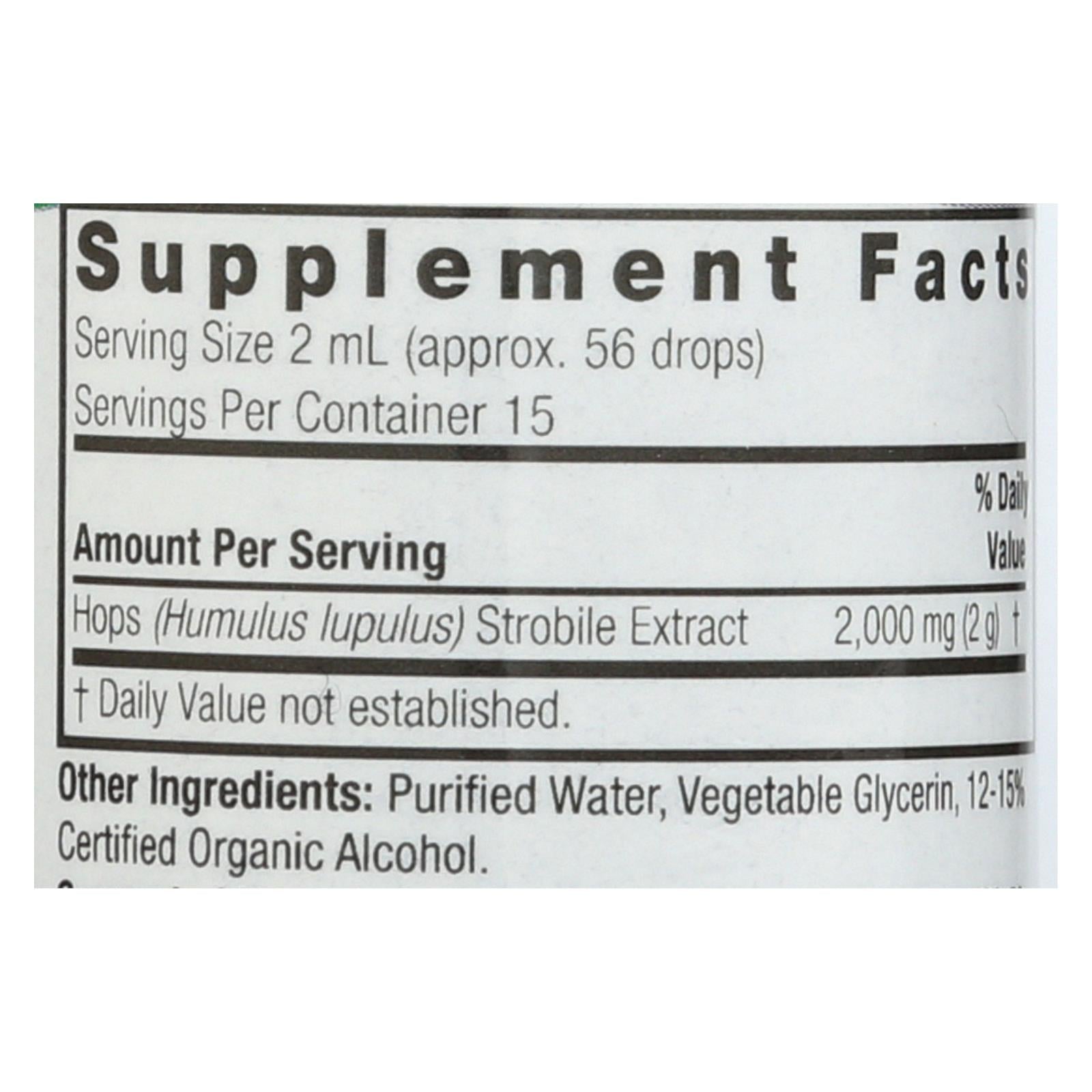 natures answer hops strobile extract 1 fl oz