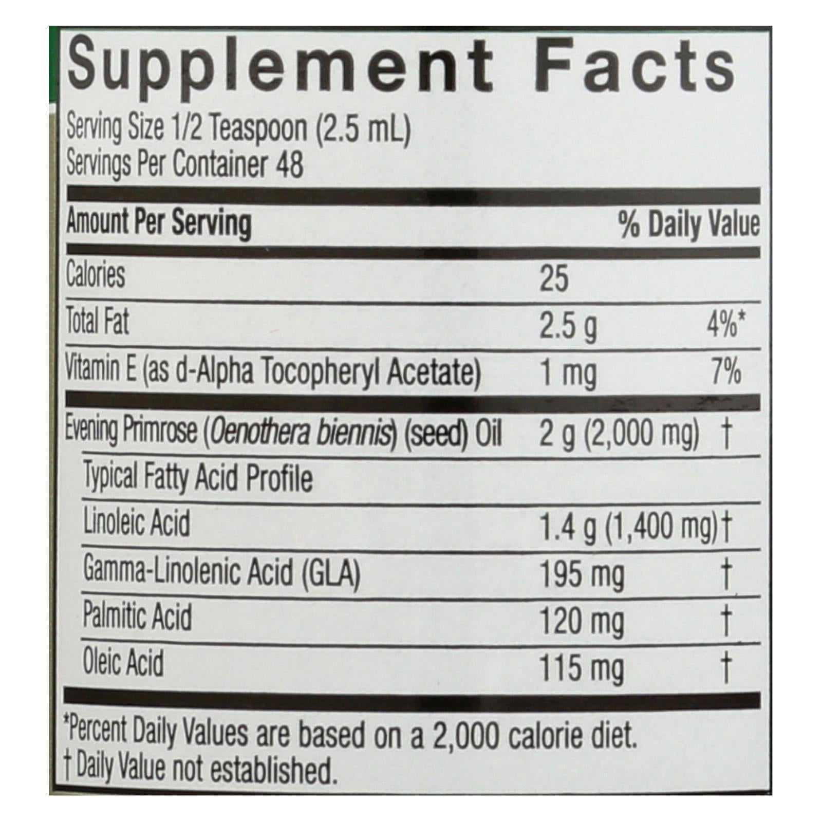 natures answer liquid evening primrose oil 4 fl oz