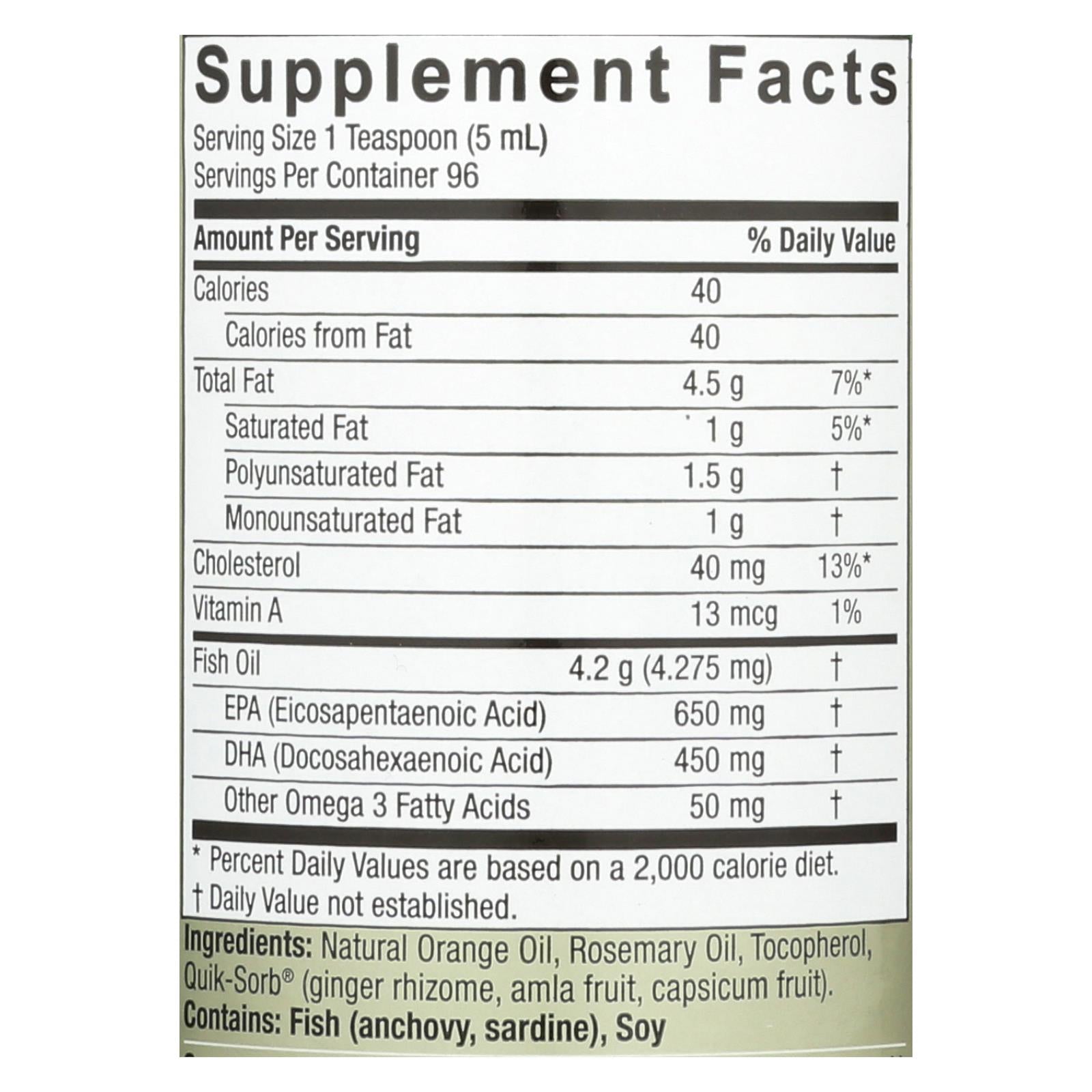 natures answer liquid omega 3 fish oil 16 fl oz