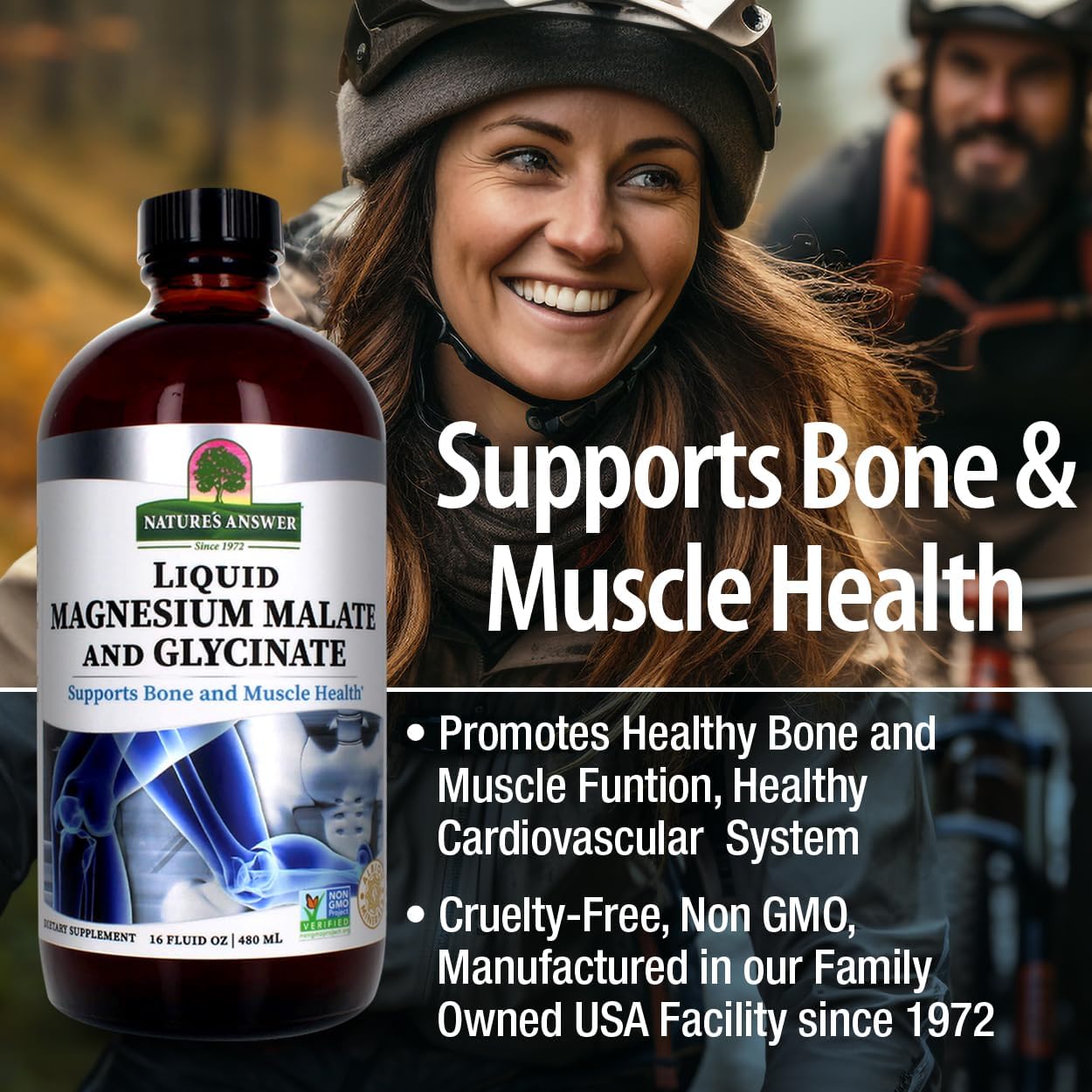 natures answer magnesium malate and glycinate liquid 16 fl oz