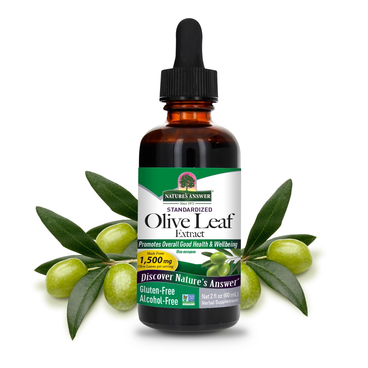 Nature's Answer   Oleopein Olive Leaf Alcohol Free