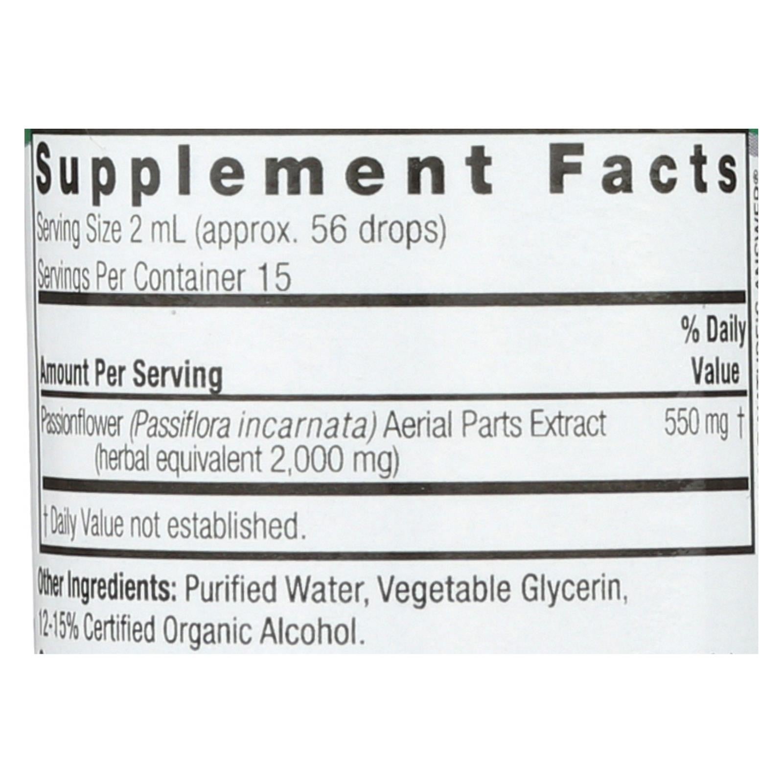 natures answer passionflower herb 1 fl oz