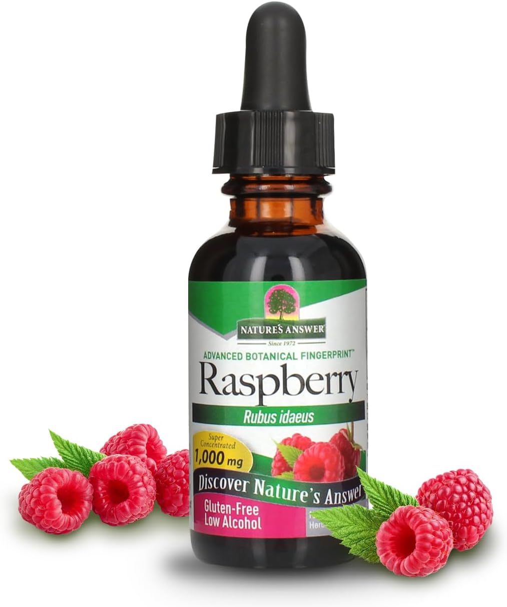 natures answer raspberry leaf alcohol free 1 fl oz