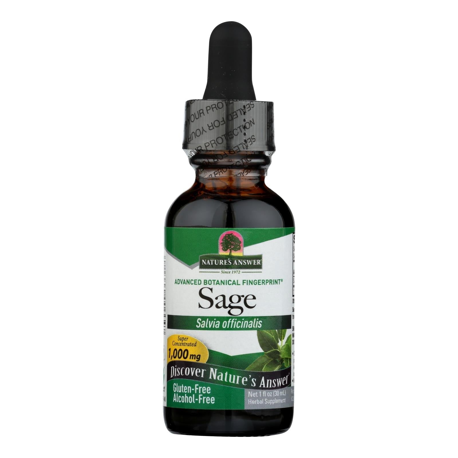 natures answer sage alcohol free 1 oz