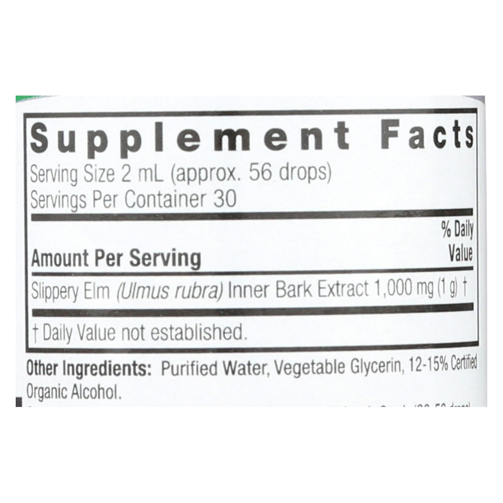 natures answer slippery elm inner bark 2 fl oz