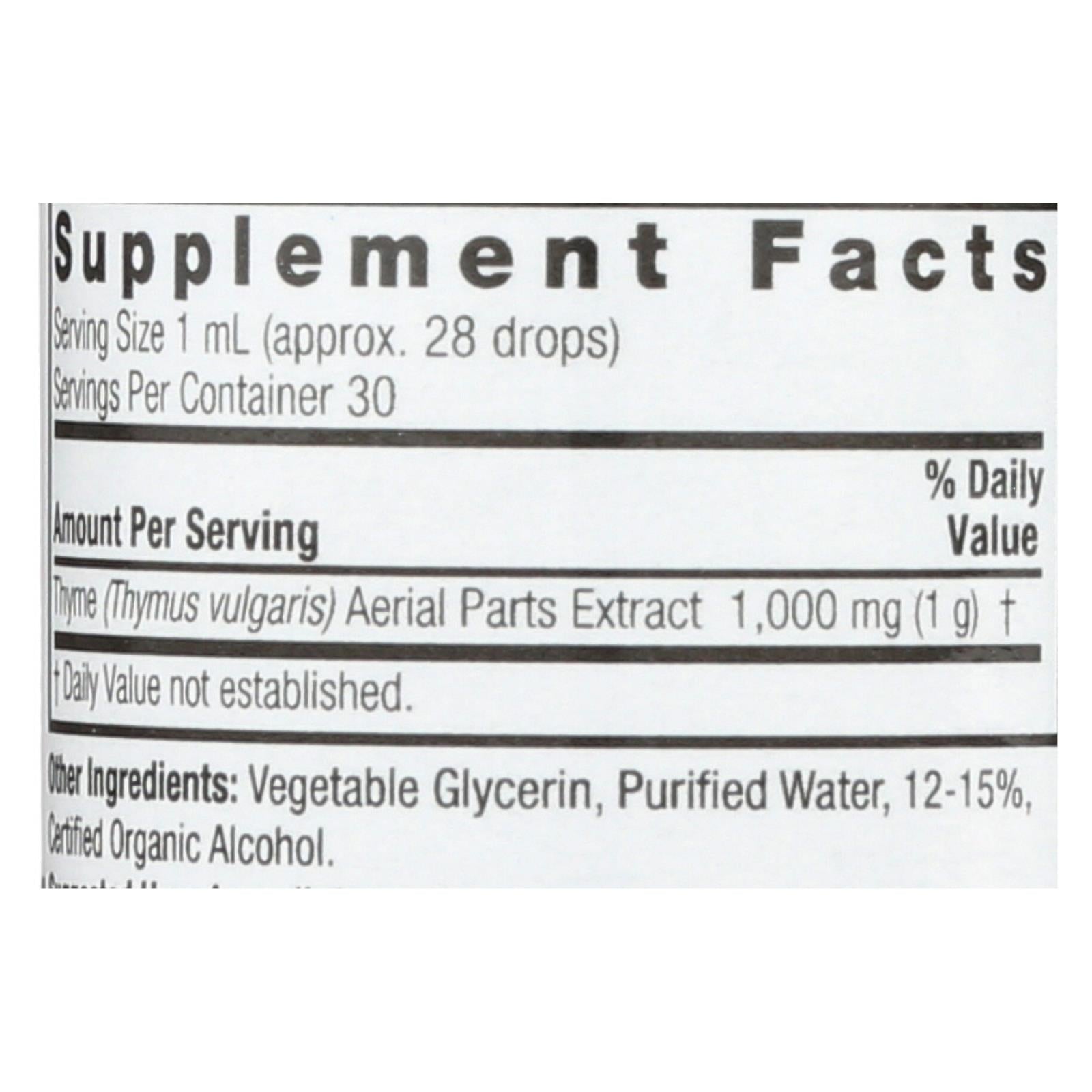 natures answer thyme 1 oz