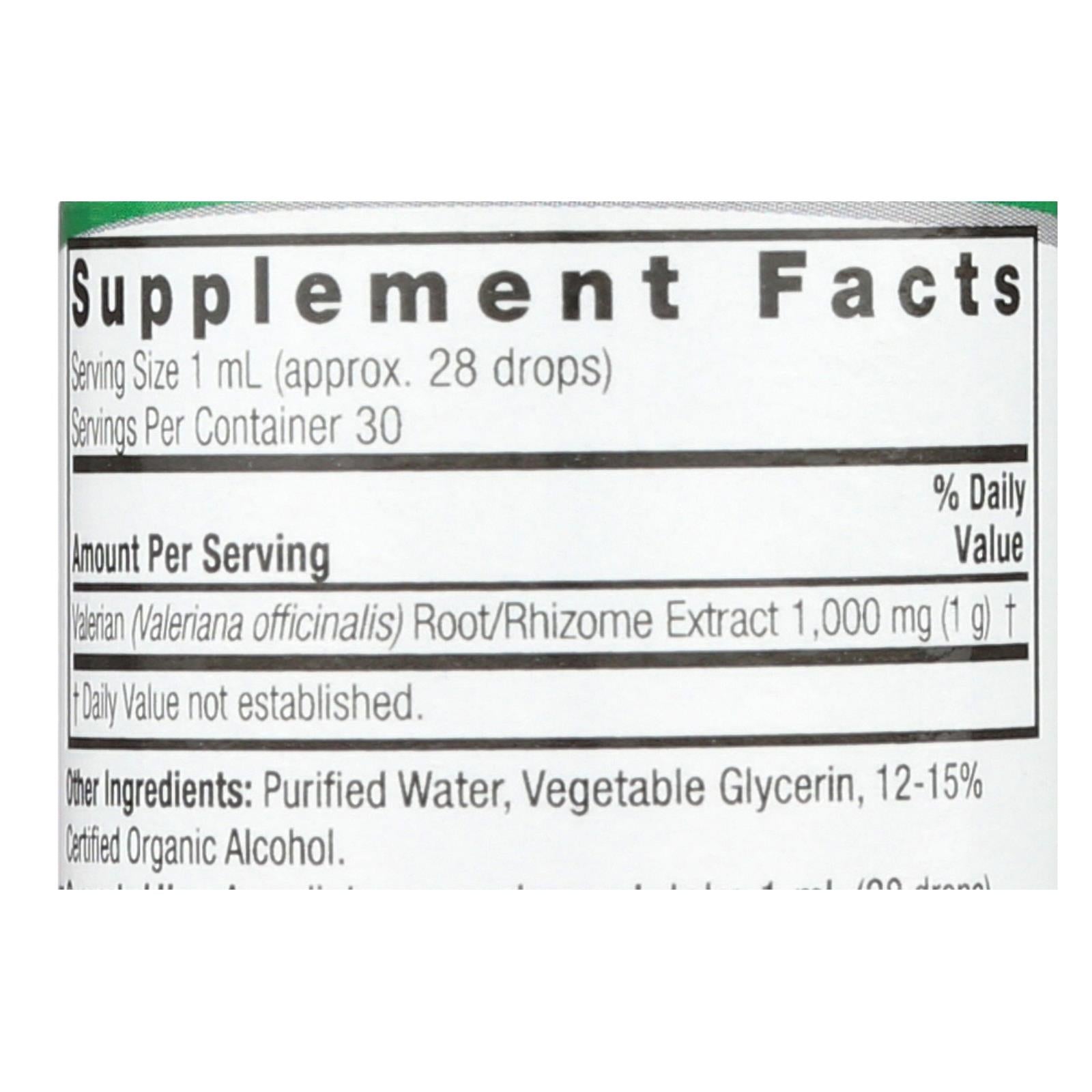 natures answer valerian root 1 fl oz