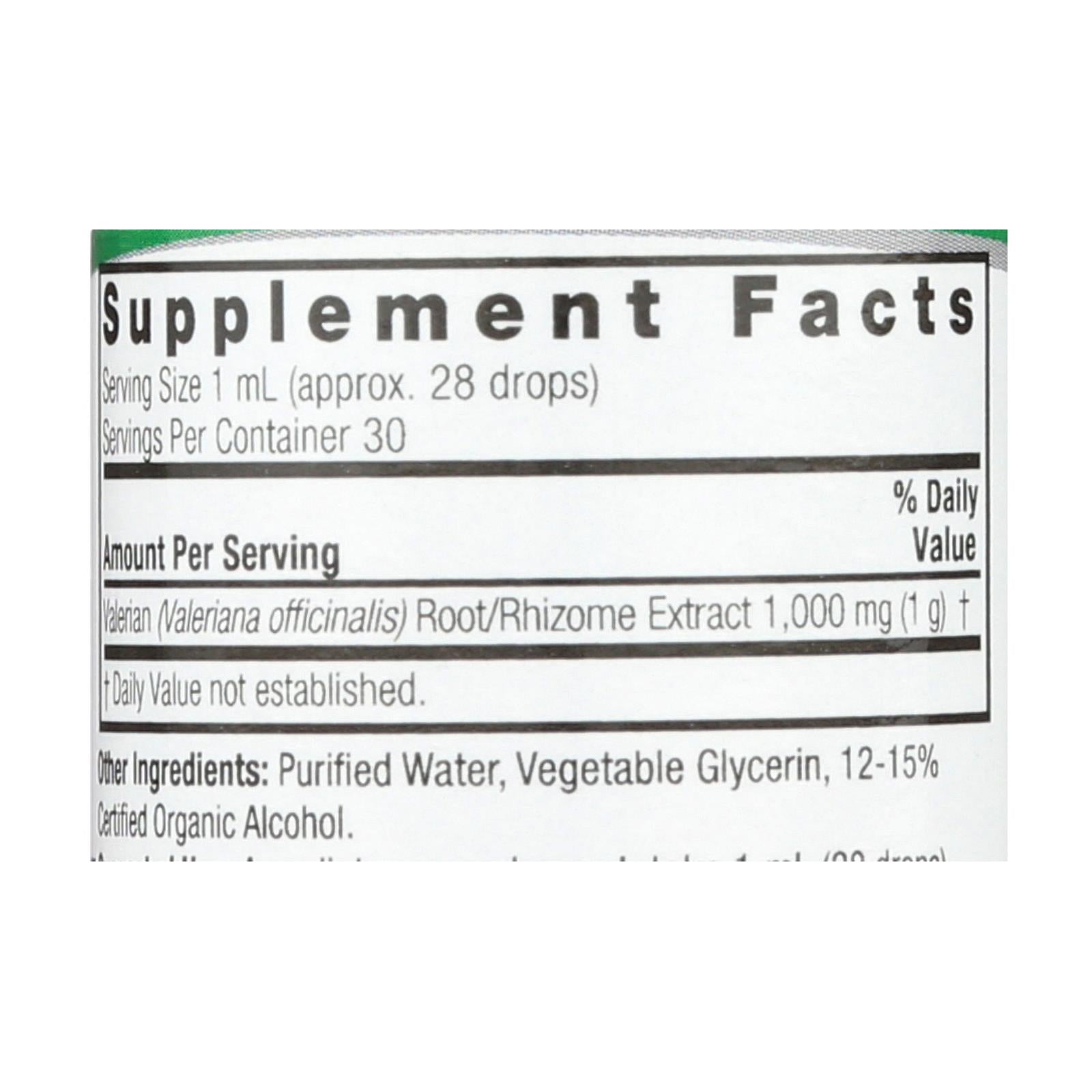natures answer valerian root 1 fl oz