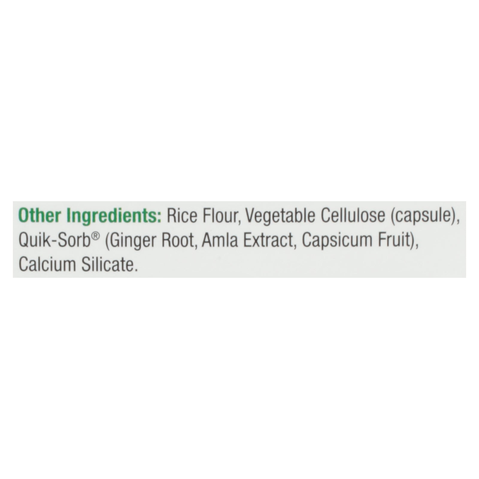 natures answer zinc plus 1 each 60 vcap