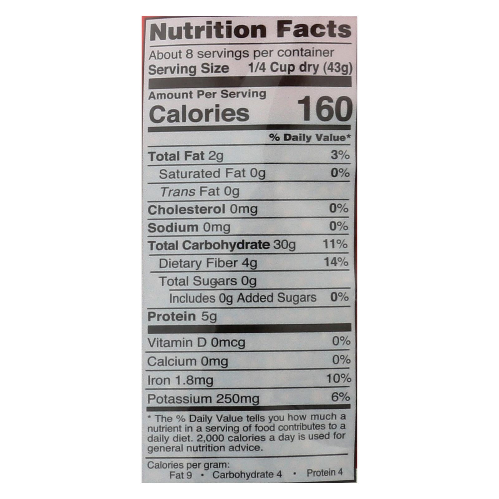 natures earthly choice premium red quinoa case of 6 12 oz