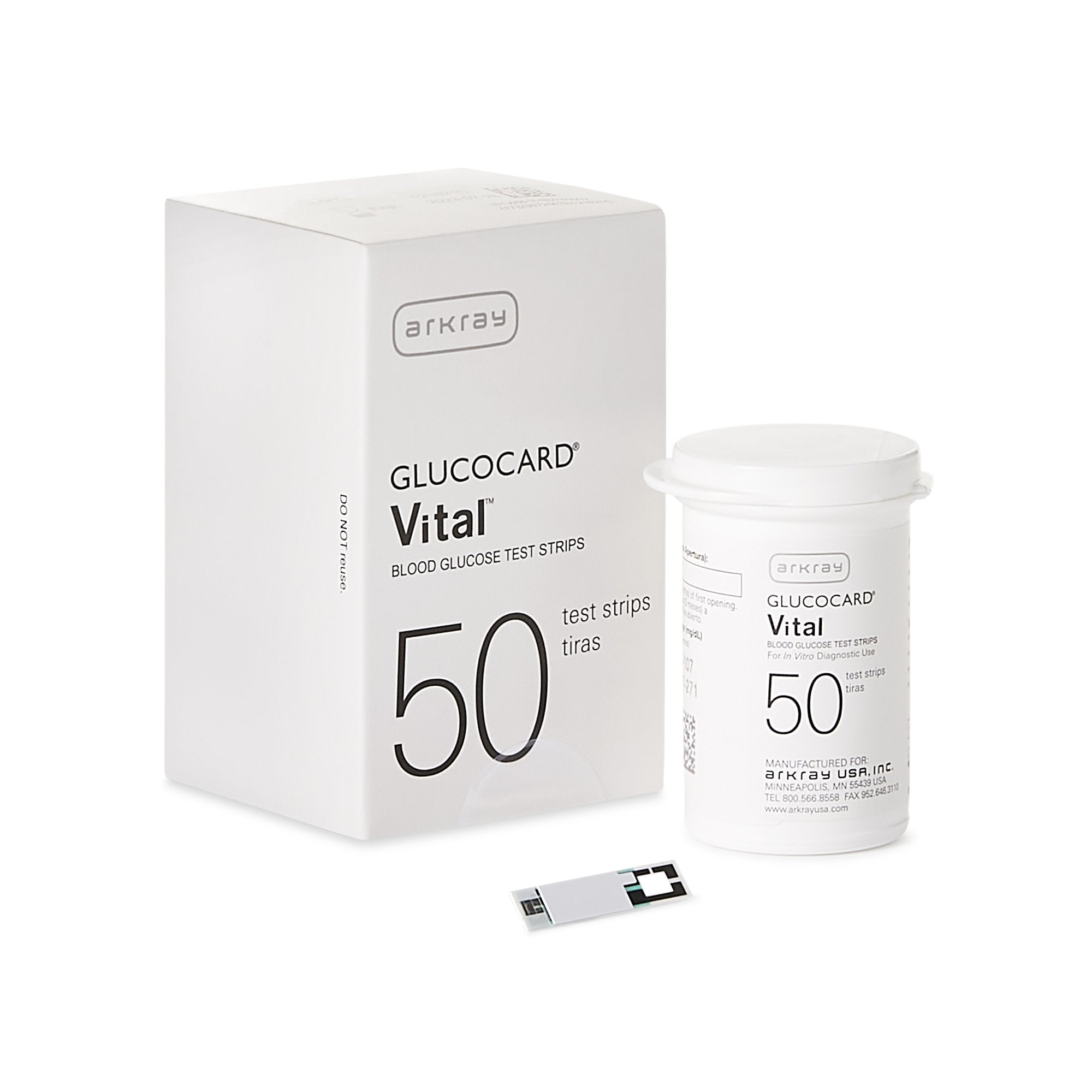 Blood Glucose Test Strips Glucocard Vital 50 Strips per Pack, Packaging Type- Case