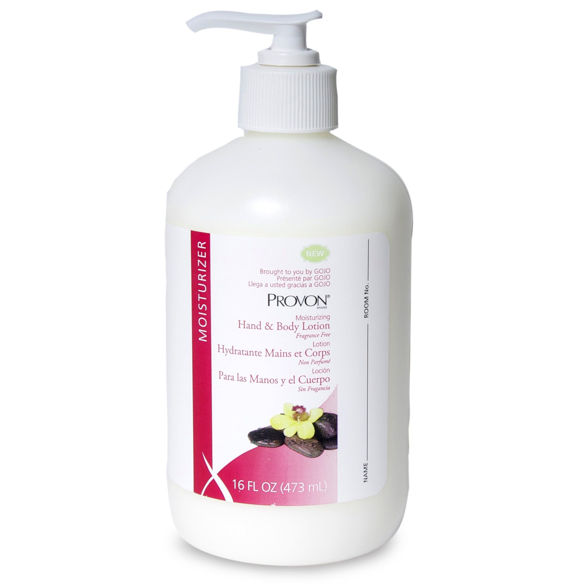 Hand and Body Moisturizer PROVON 16 oz. Pump Bottle Unscented Lotion CHG Compatible, Packaging Type- Case