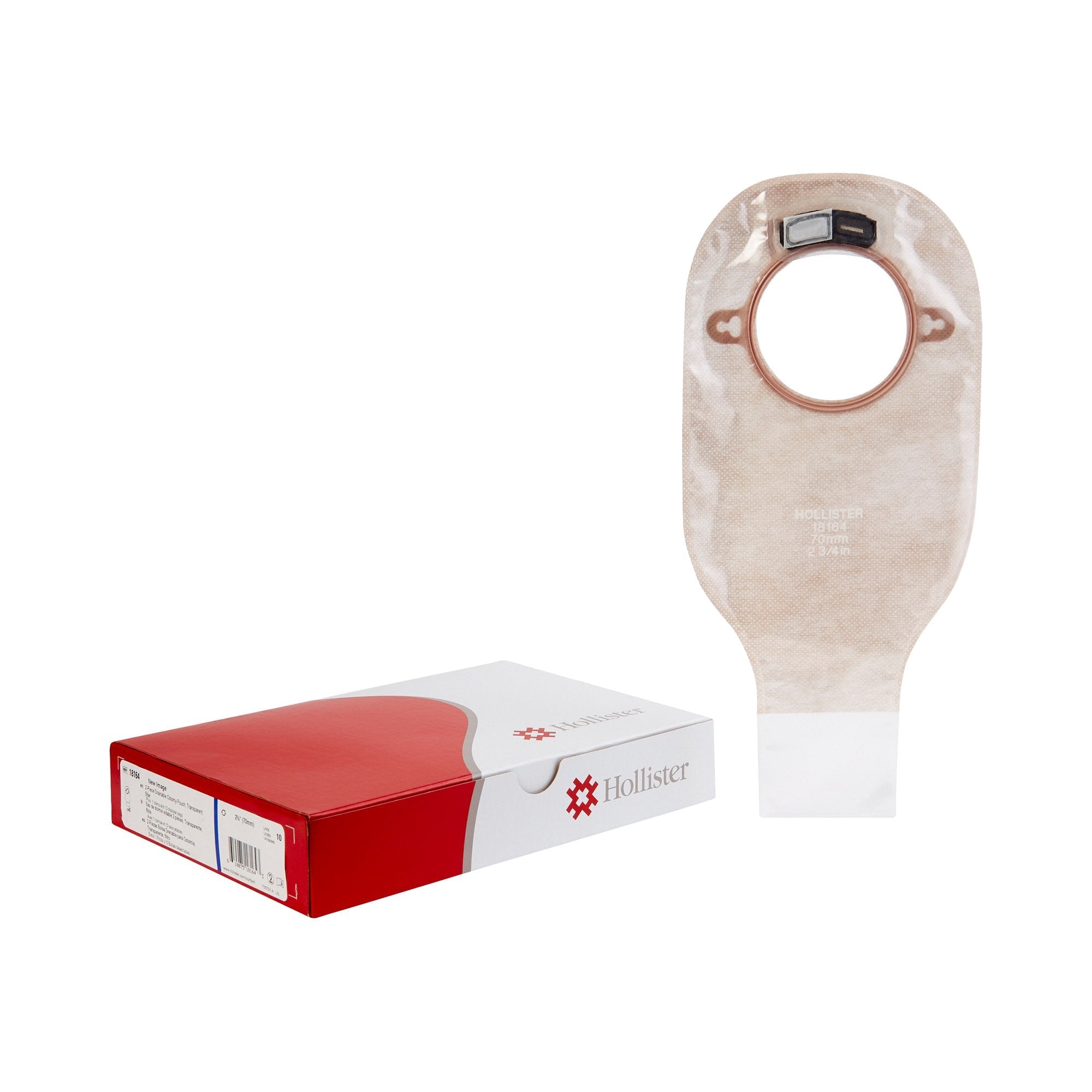 Ostomy Pouch New Image Two Piece System 12 Inch Length Drainable