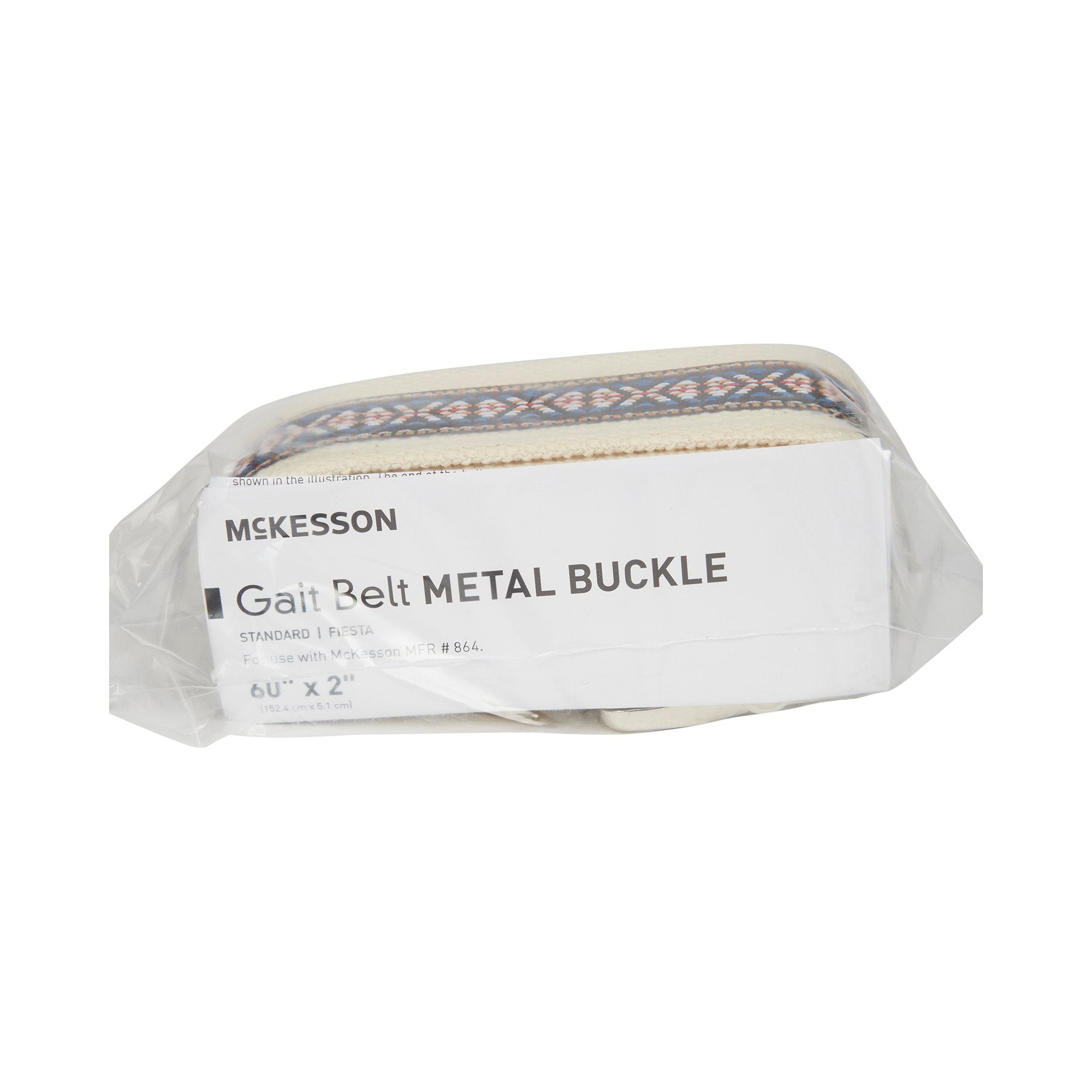 Gait Belt McKesson 60 Inch Length Fiesta Design, Packaging Type- Each