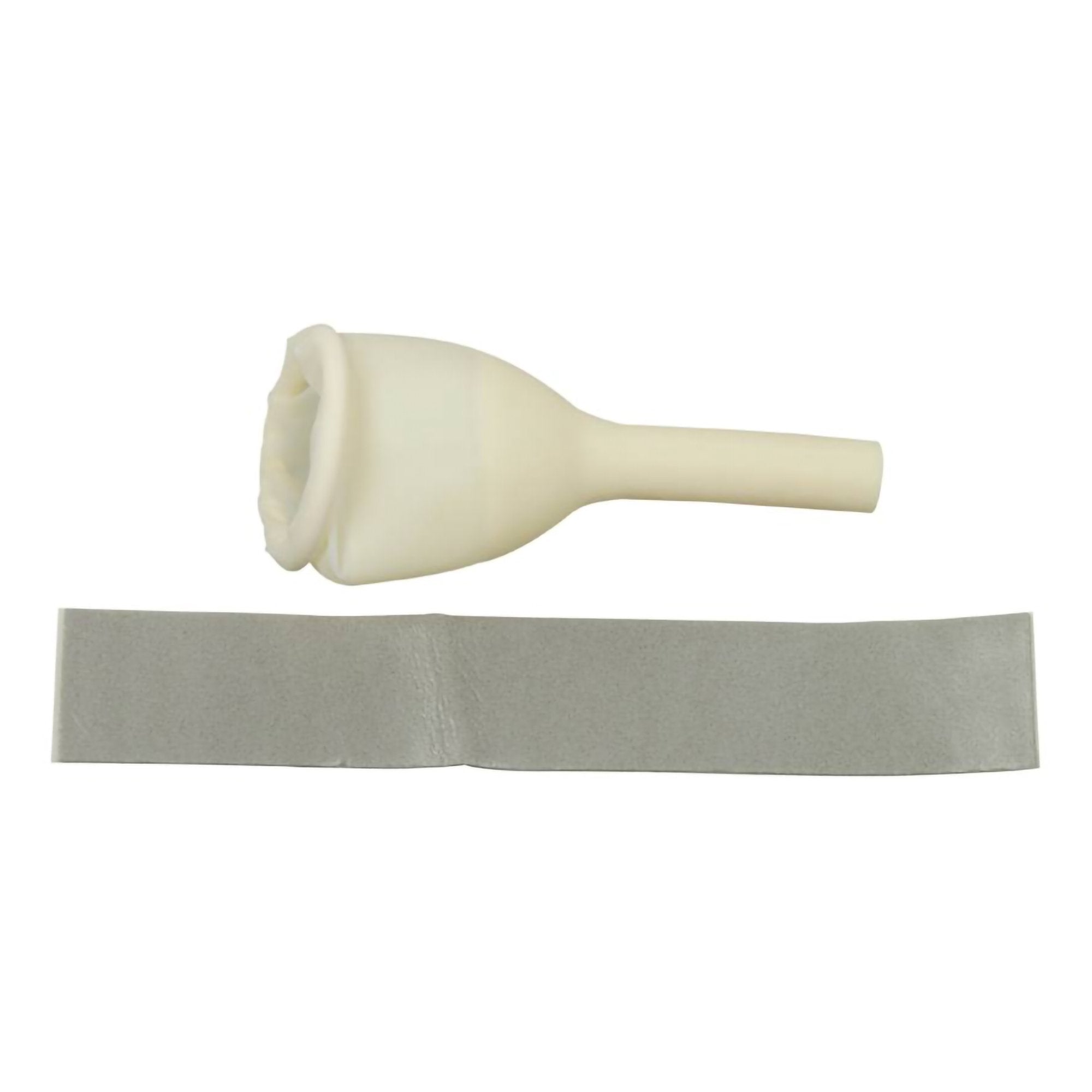 Male External Catheter Golden-Drain Foam Strap Latex Large, Packaging Type- Case