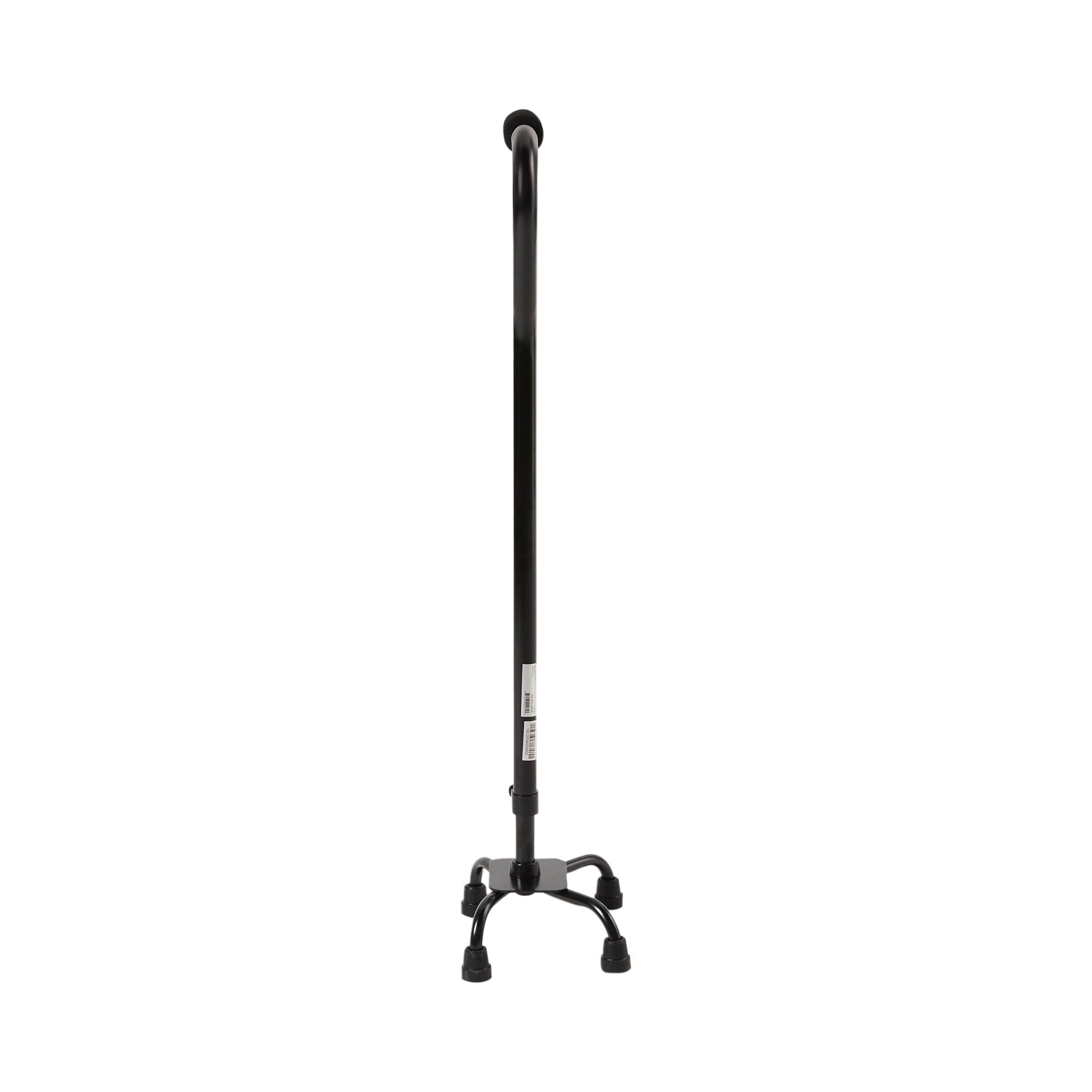 Small Base Quad Cane McKesson Steel 30 to 39 Inch Height Black, Packaging Type- Case