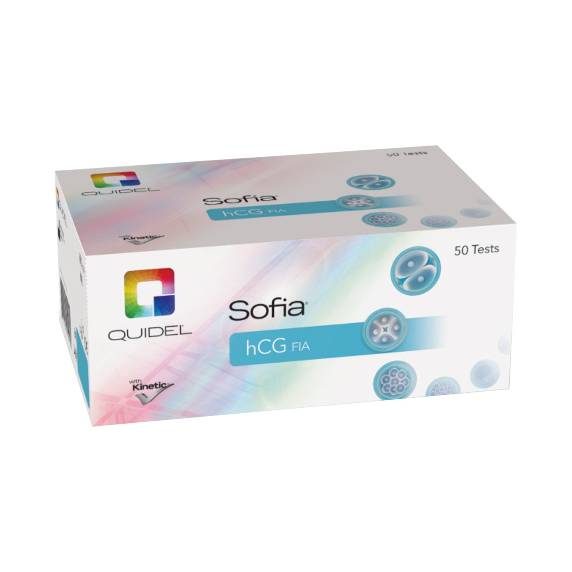 Reproductive Health Test Kit Sofia hCG FIA hCG Pregnancy Test 50 Tests CLIA Non-Waived, Packaging Type- Case