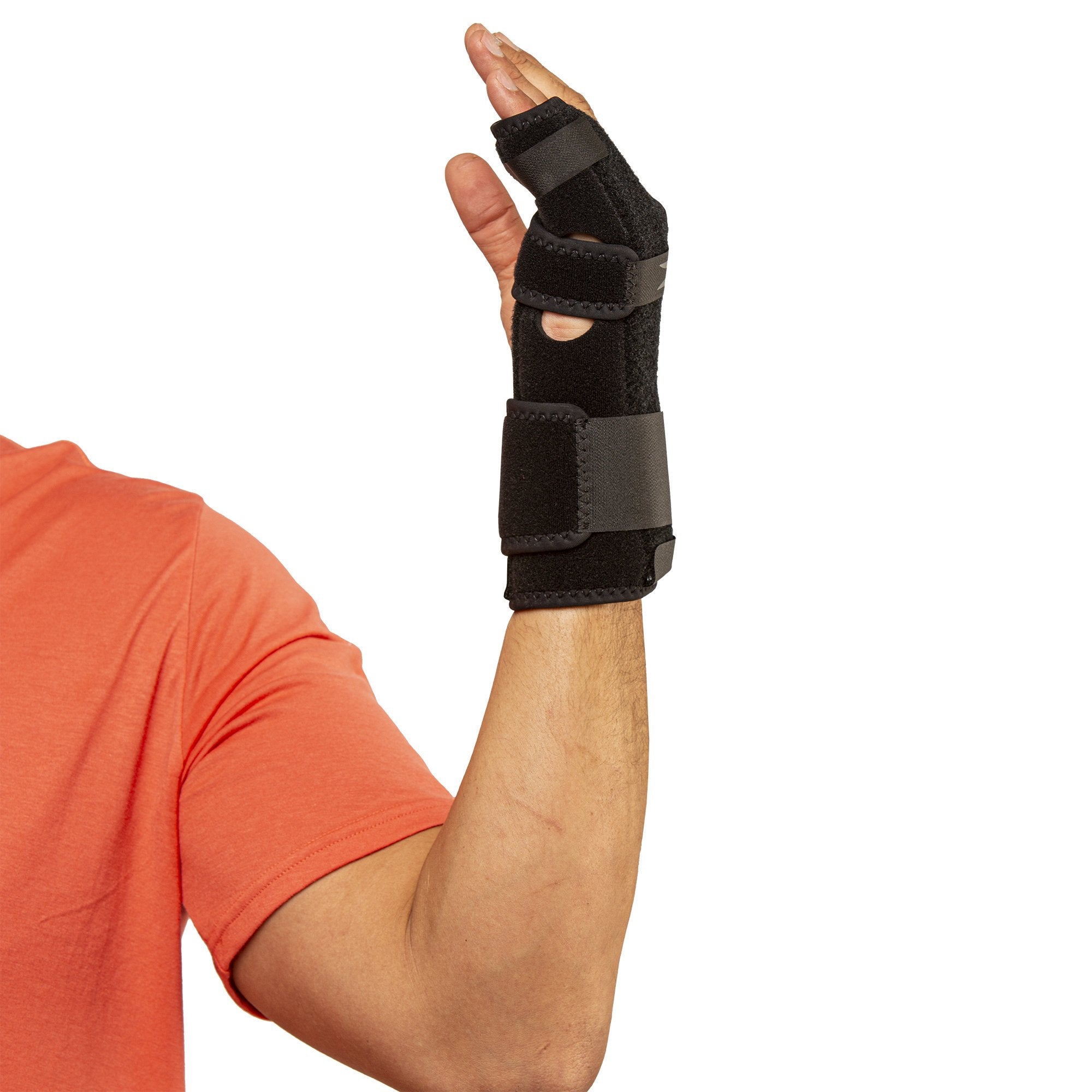 Hand / Finger Brace TKO® Standard Neoprene / Nylon / UBL Left Hand Black X-Small