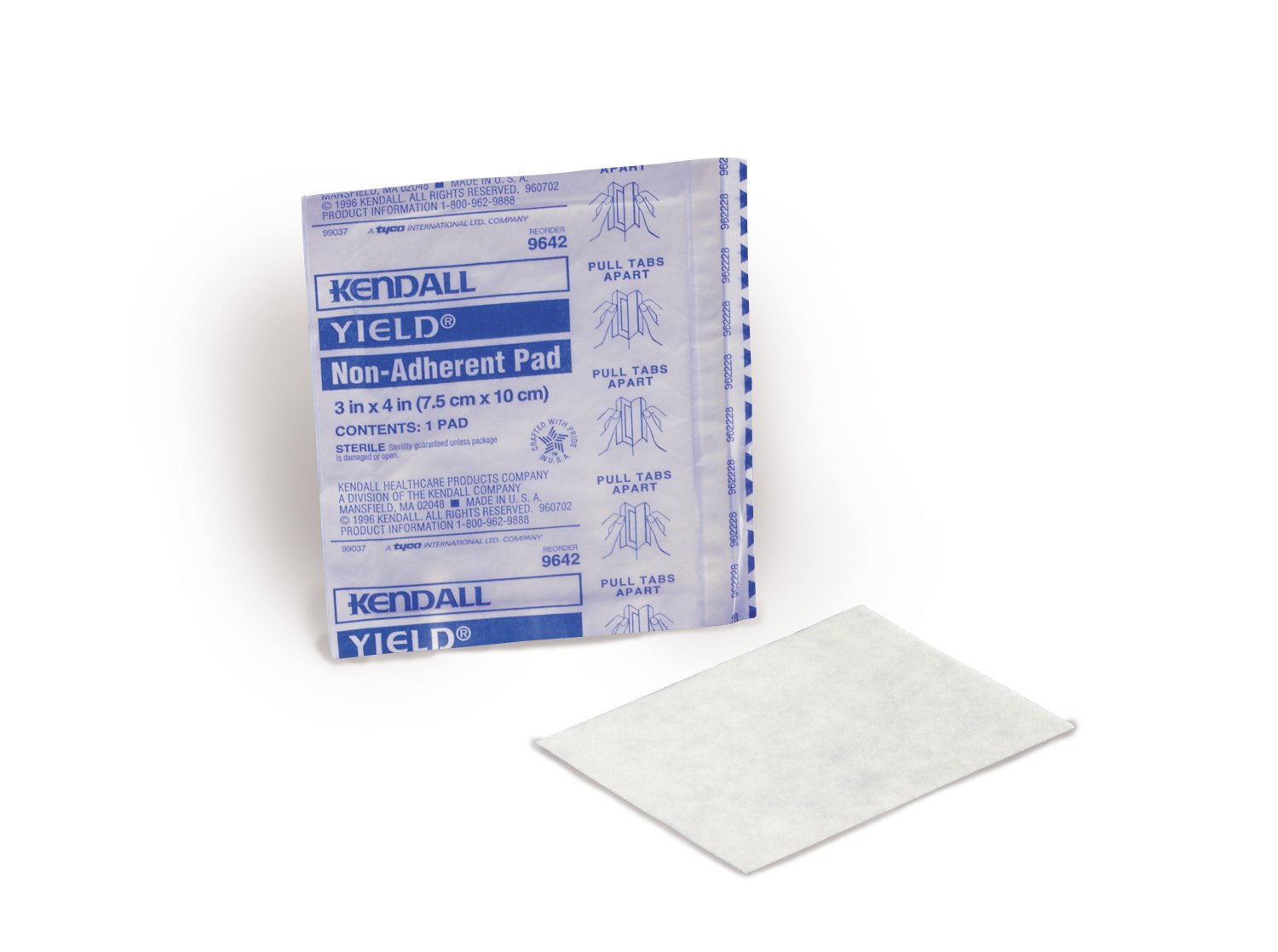 Non Adherent Dressing Dermacea 3 X 4 Inch Sterile 1 per Pack
