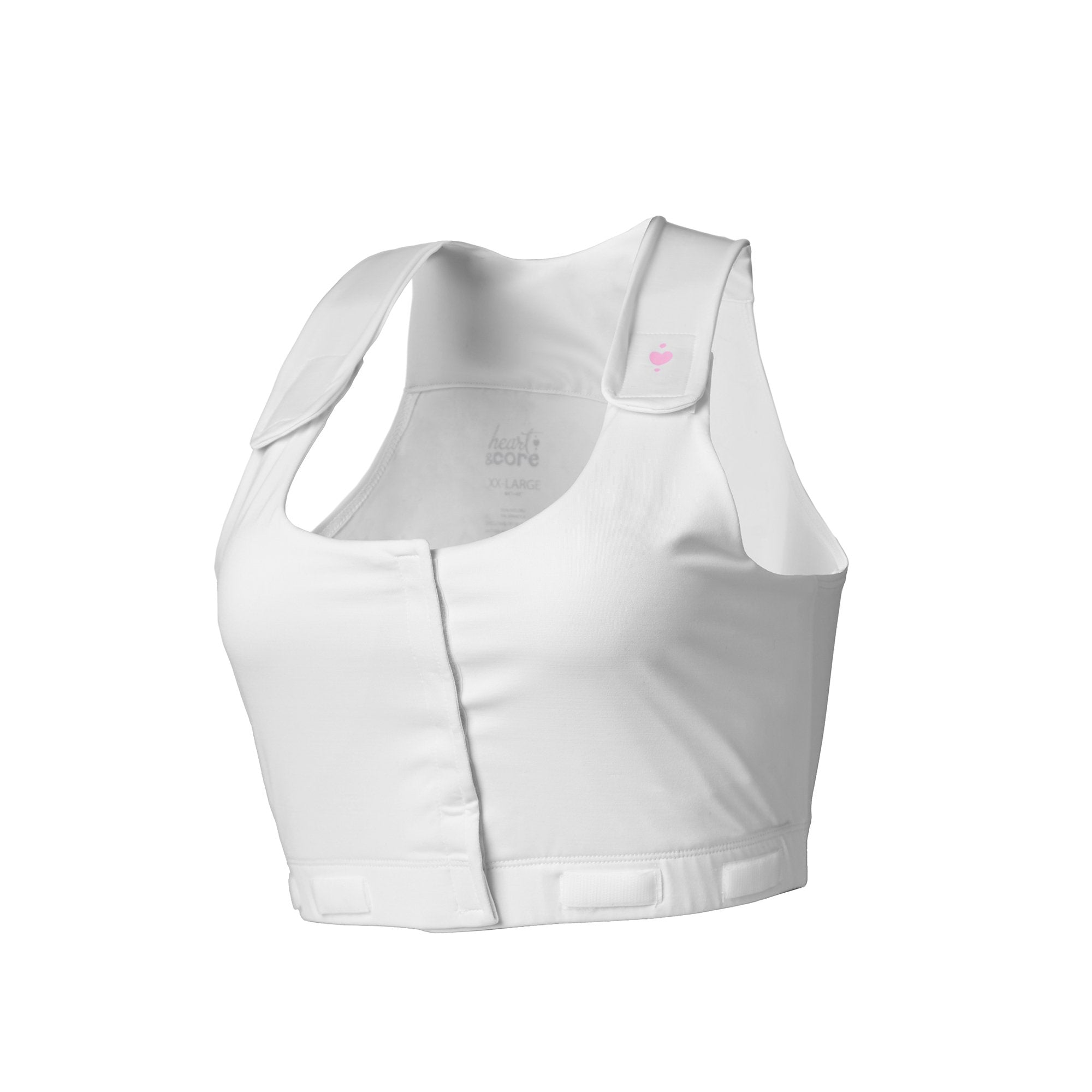 Post Surgical Bra Larissa White Medium 32 to 34 Inch