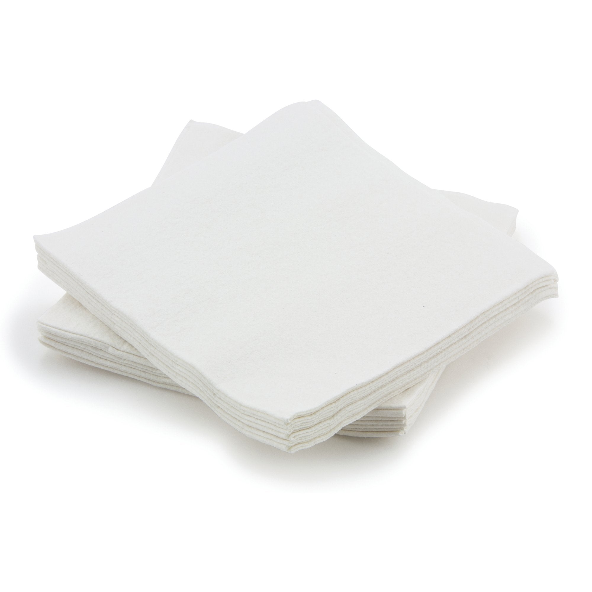 Washcloth McKesson 13 X 13 Inch White Disposable, Packaging Type- Case