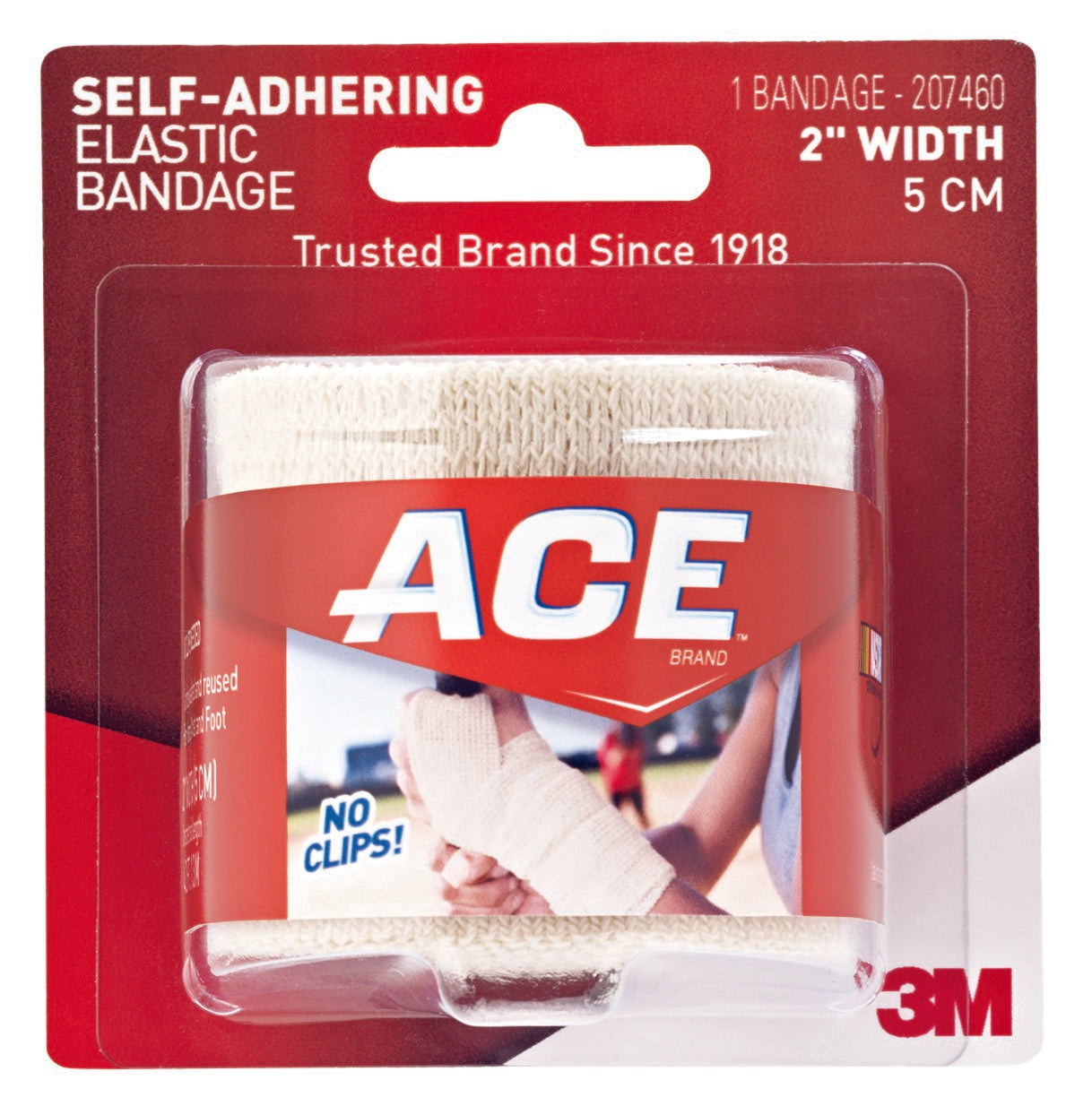 Elastic Bandage 3M ACE 3 Inch Width Self-Adherent Closure Tan NonSterile Standard Compression